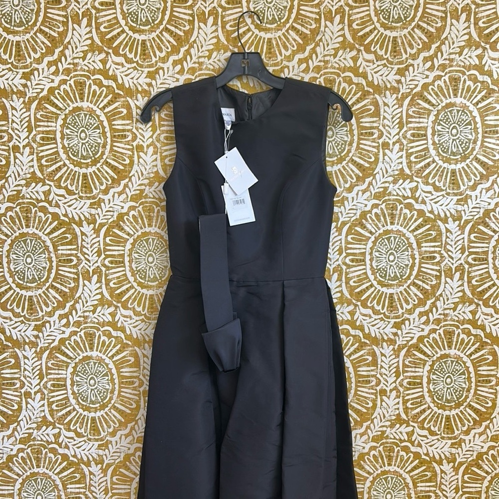 NWT Alexia Maria Grace Silk Faille Ball Gown Dress w/Removable Bow Belt Size 0 - Picture 10 of 16